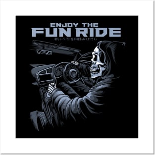 Enjoy the fun ride Posters and Art